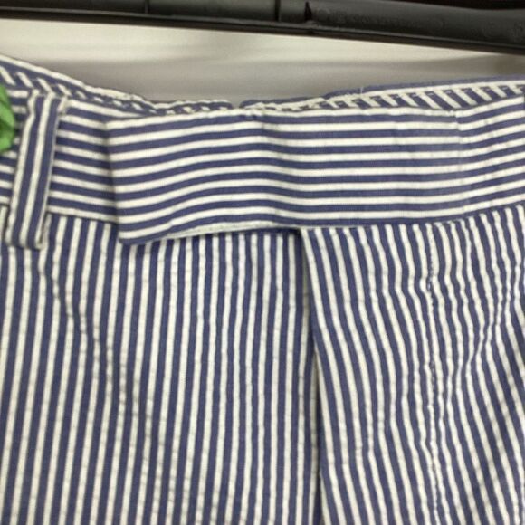 Mens Ralph Lauren Seersucker Blue/white Suffield Fit shorts 381 Bleeker - Picture 3 of 11